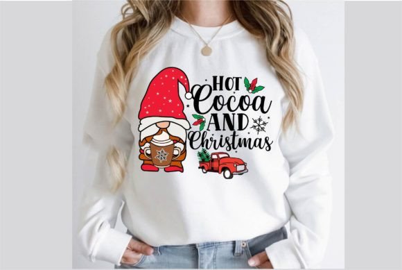 Hot Cocoa and Christmas Sublimation T-Shirt Graphics Review