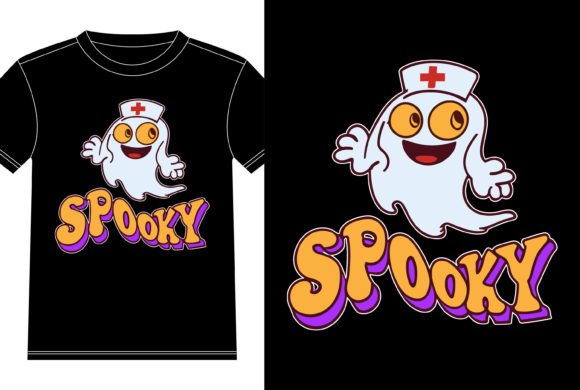 Spooky Nurse Halloween Tshirt Design Review